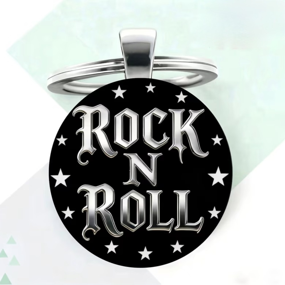 3/$25 Rock N Roll Keychain NEW